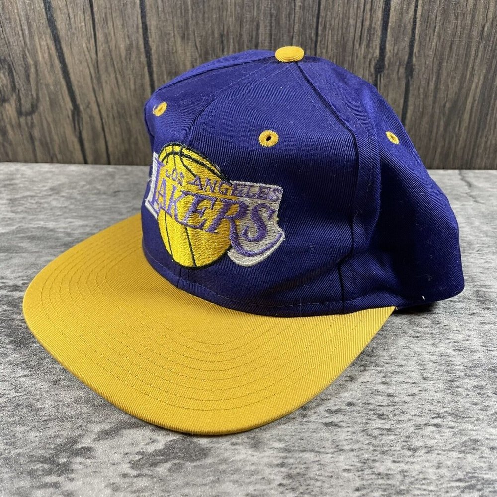 Vintage C Competitor LOS ANGELES LAKERS Adjustable Snap Back Cap - Picture 3 of 9